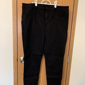 American Eagle Black High Waisted Jeans, Size 20